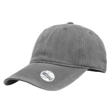 Load image into Gallery viewer, Pre-Washed Cotton Baseball Cap - Gray