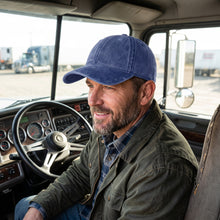 Load image into Gallery viewer, Pre-Washed Cotton Baseball Cap - Navy