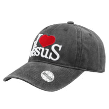 Load image into Gallery viewer, I Love Jesus Baseball Cap - Black