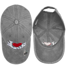 Load image into Gallery viewer, I Love Jesus Baseball Cap - Gray
