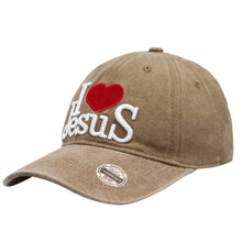 Load image into Gallery viewer, I Love Jesus Baseball Cap - Khaki