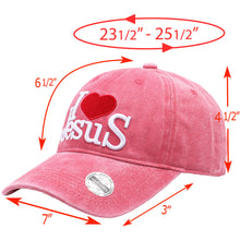 Load image into Gallery viewer, I Love Jesus Baseball Cap - Pink