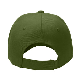 144-Pack Baseball Dad Cap Velcro Strap Adjustable Size - Army Green
