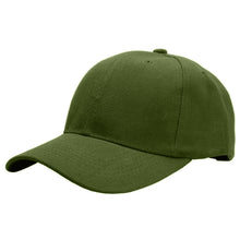 Load image into Gallery viewer, 12-Pack Baseball Dad Cap Velcro Strap Adjustable Size - Army Green