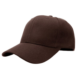 144-Pack Baseball Dad Cap Velcro Strap Adjustable Size - Brown
