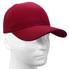 Load image into Gallery viewer, 144-Pack Baseball Dad Cap Velcro Strap Adjustable Size - Burgundy