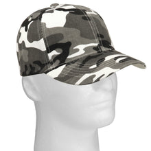 Load image into Gallery viewer, 144-Pack Baseball Dad Cap Velcro Strap Adjustable Size - Gray Camo