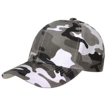 Load image into Gallery viewer, 12-Pack Baseball Dad Cap Velcro Strap Adjustable Size - Gray Camo