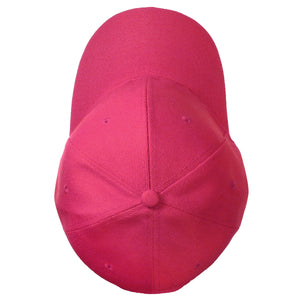 12-Pack Baseball Dad Cap Velcro Strap Adjustable Size - Hot Pink