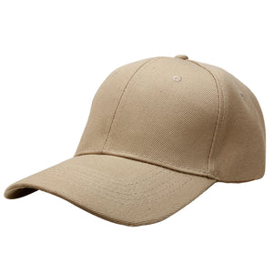 144-Pack Baseball Dad Cap Velcro Strap Adjustable Size - Khaki
