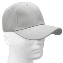 Load image into Gallery viewer, 144-Pack Baseball Dad Cap Velcro Strap Adjustable Size - Light Gray
