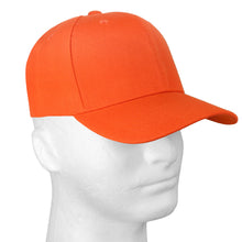 Load image into Gallery viewer, 12-Pack Baseball Dad Cap Velcro Strap Adjustable Size - Orange