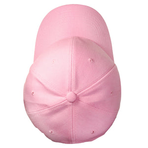 144-Pack Baseball Dad Cap Velcro Strap Adjustable Size - Pink