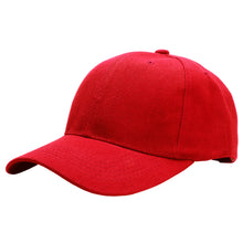 Load image into Gallery viewer, 144-Pack Baseball Dad Cap Velcro Strap Adjustable Size - Red