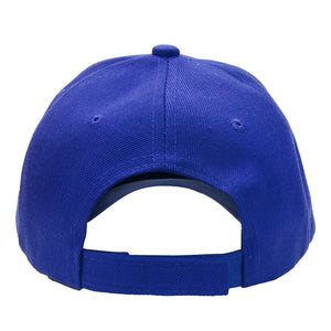 12-Pack Baseball Dad Cap Velcro Strap Adjustable Size - Royal Blue