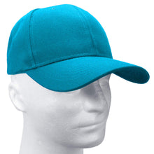 Load image into Gallery viewer, 12-Pack Baseball Dad Cap Velcro Strap Adjustable Size - Turquoise