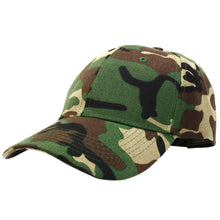Load image into Gallery viewer, 144-Pack Baseball Dad Cap Velcro Strap Adjustable Size - Woodland