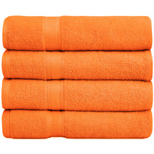 Load image into Gallery viewer, Falari 4-Pack Bath Towel 27x54 - Orange