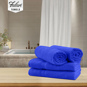 Falari 4-Pack Bath Towel 27x54 - Royal