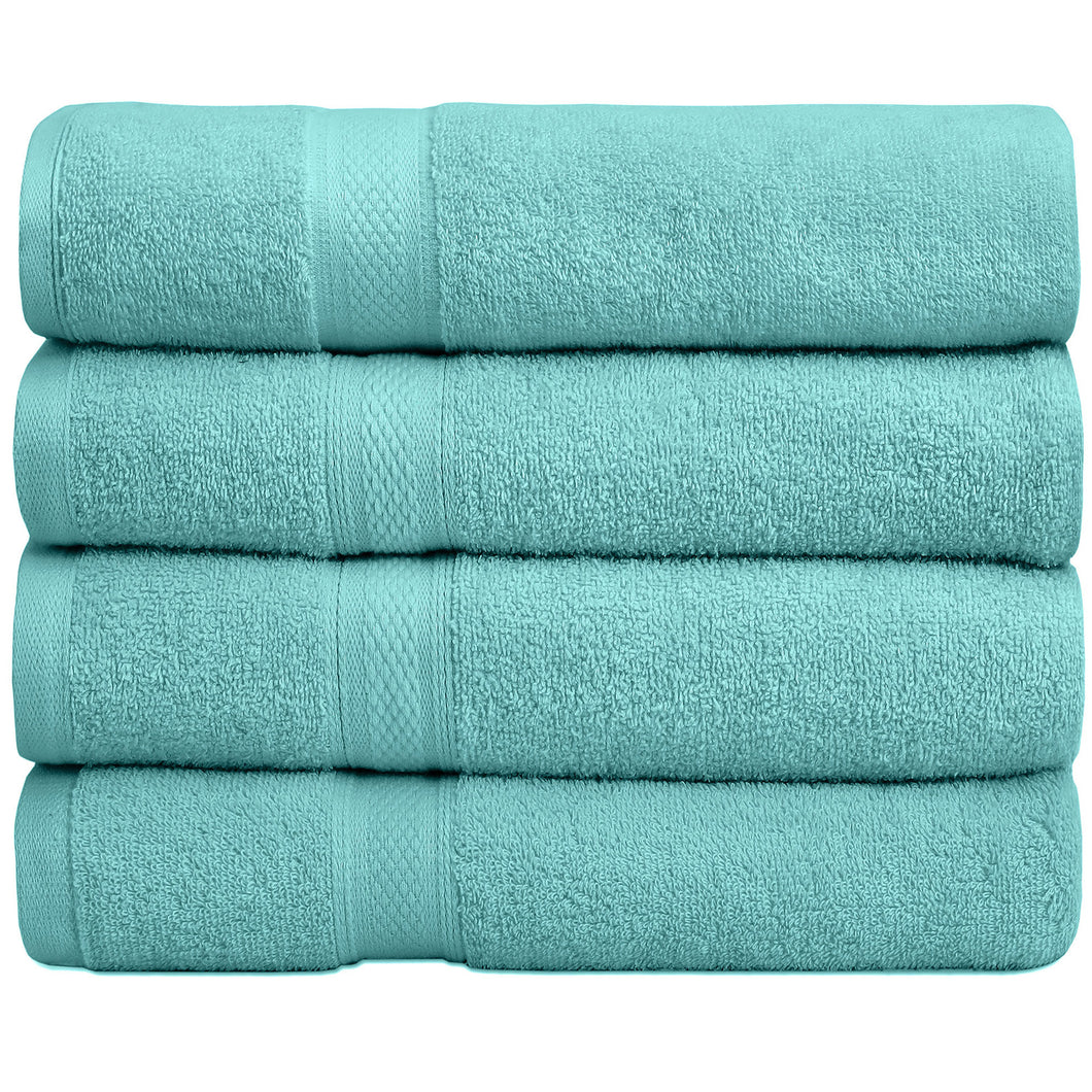 Falari 4-Pack Bath Towel 27x54 - Teal