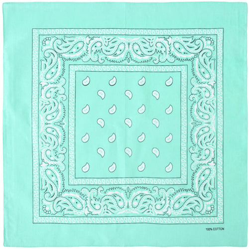 12-Pack Bandana Headband - Mint