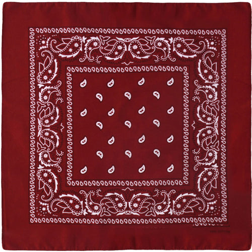 12-Pack Bandana Headband - Wine