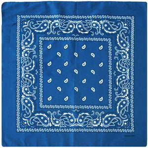 12-Pack Bandana Headband - Blue