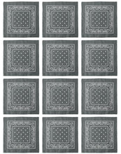 Load image into Gallery viewer, 12-Pack Bandana Headband - Dark Gray