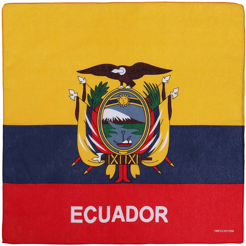 12-Pack Bandana Headband - Ecuador