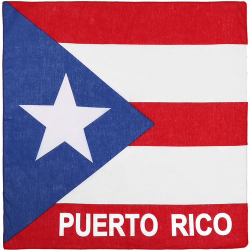 12-Pack Bandana Headband - Puerto Rico