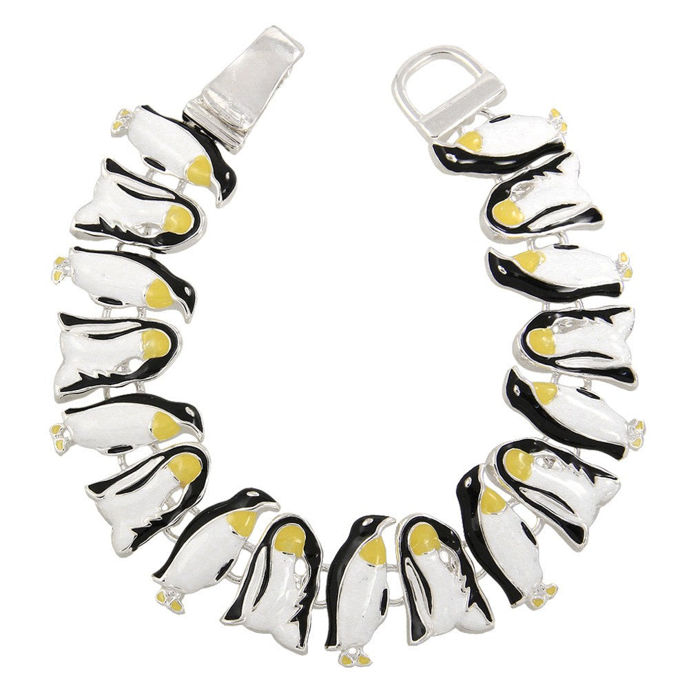 Penguin Magnetic Closured Bracelet