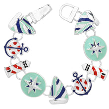 Load image into Gallery viewer, Sailor Theme Magnetic Closured Bracelet