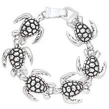 Load image into Gallery viewer, Sea Turtle Magnetic Closured Bracelet