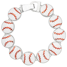 Load image into Gallery viewer, Baseball Magnetic Closured Bracelet
