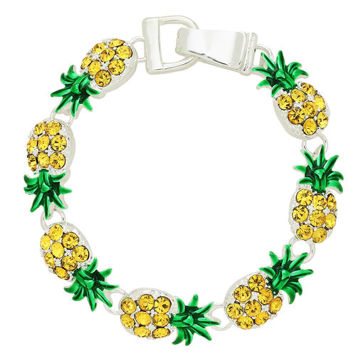 Pineapple Magnetic Closured Bracelet