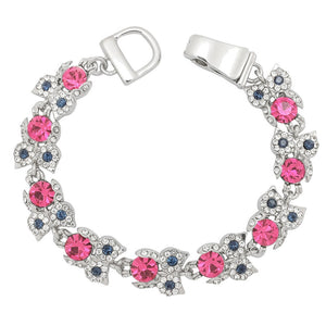 Pink Owl Magnetic Closured Bracelet