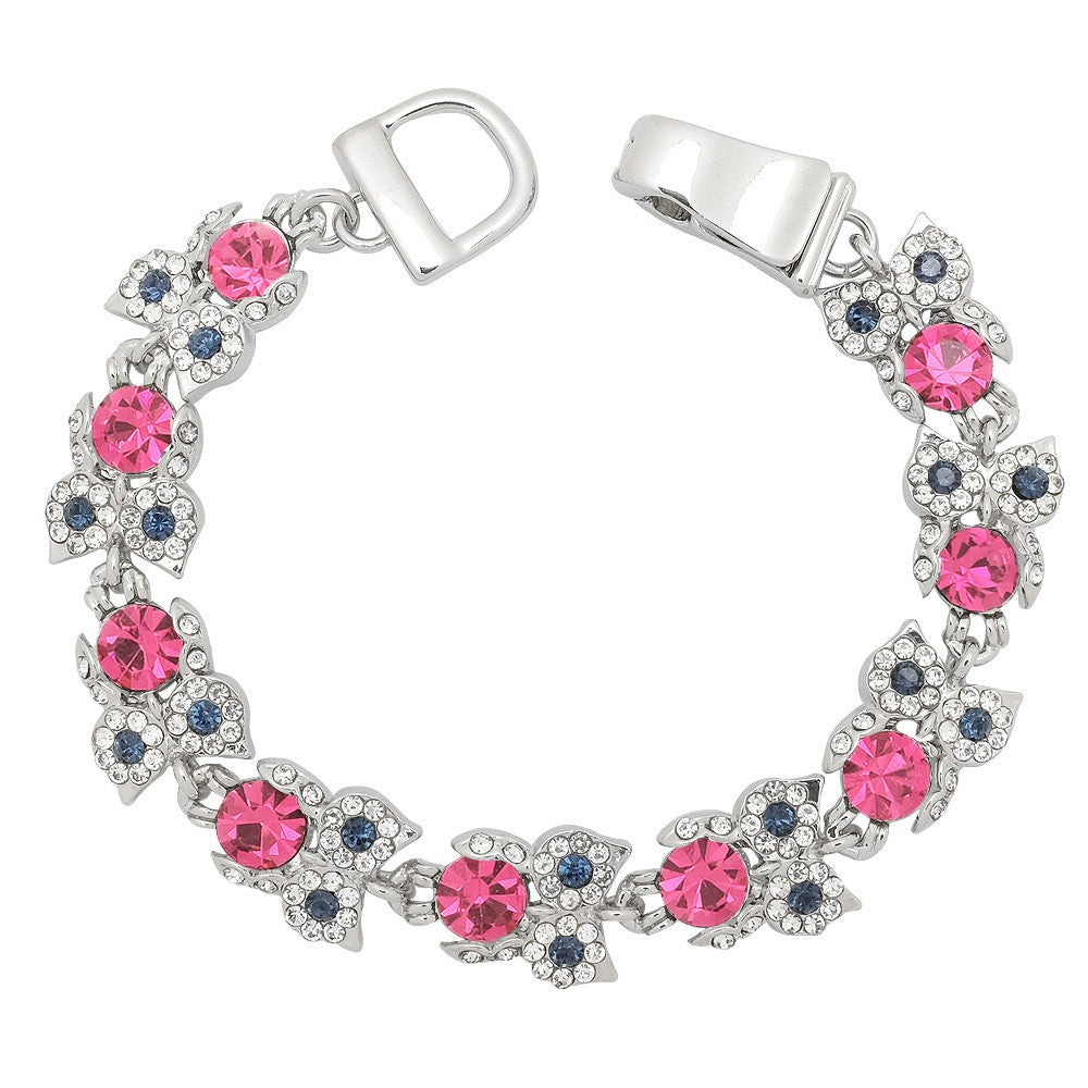 Pink Owl Magnetic Closured Bracelet