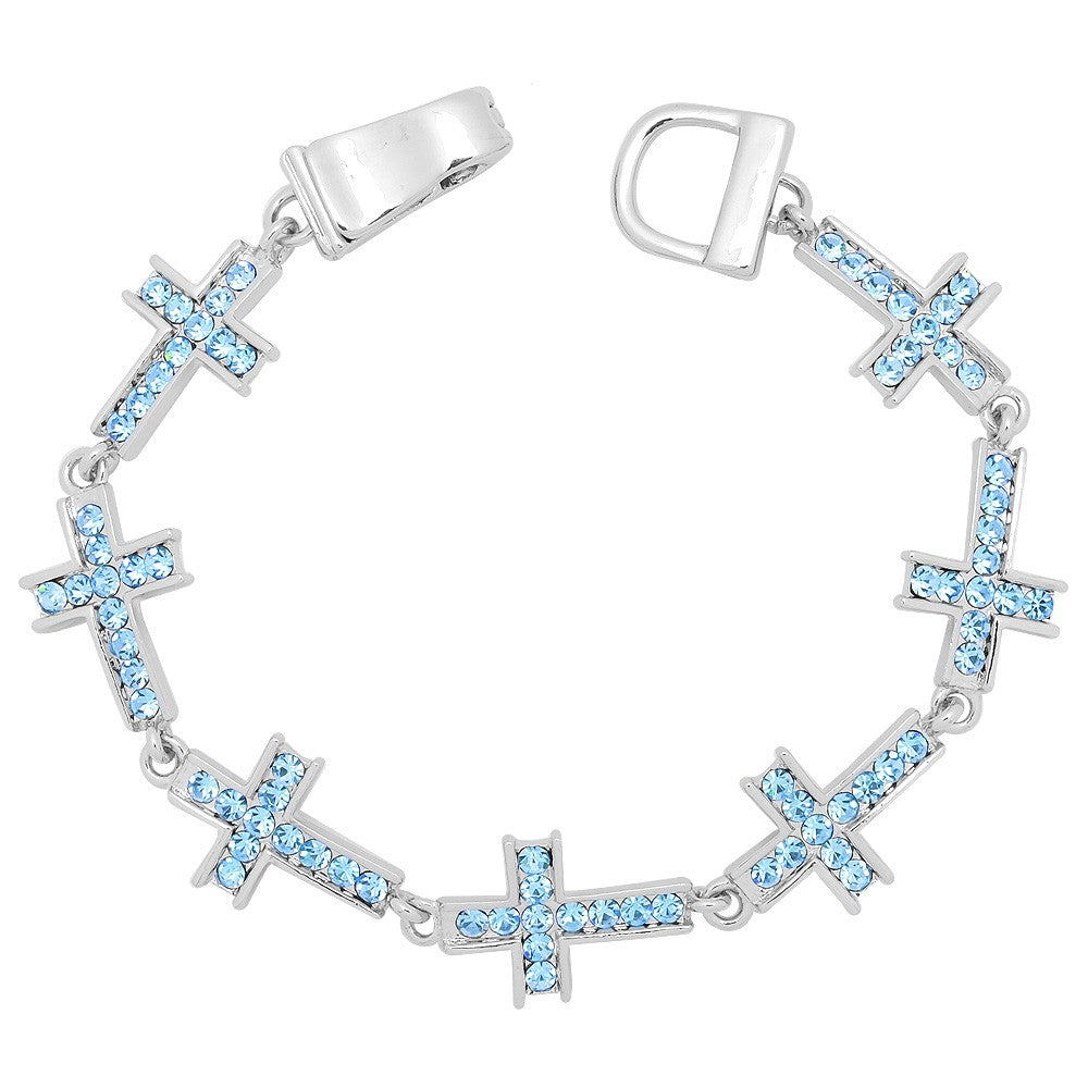Cross Magnetic Closured Bracelet