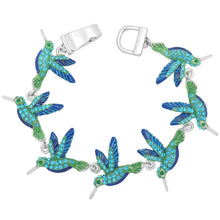 Load image into Gallery viewer, Hummingbird Magnetic Closured Bracelet