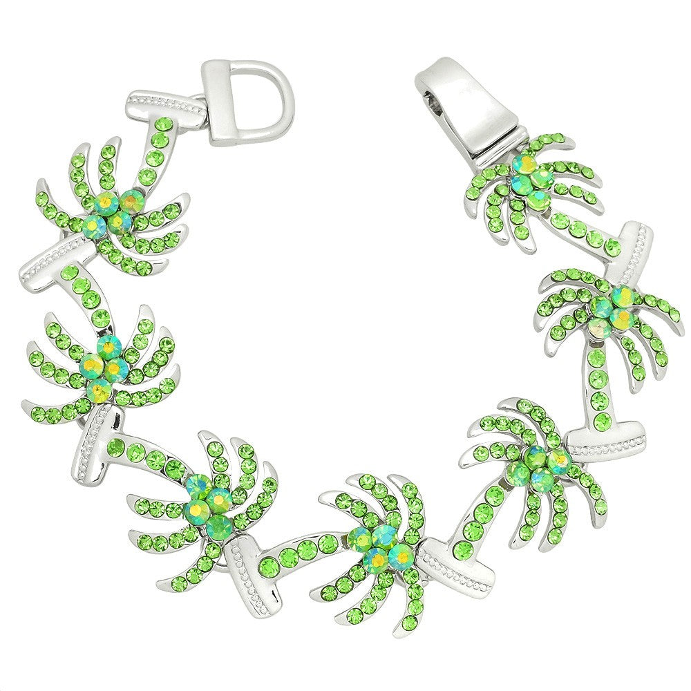 Palm Tree Magnetic Closured Bracelet