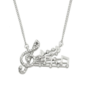 Musical Note Pendant Necklace