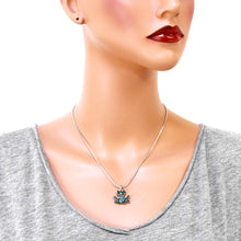 Load image into Gallery viewer, Green Frog Pendant Necklace