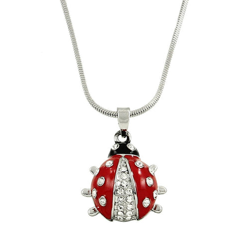 Ladybug Dolphin Pendant Necklace
