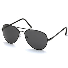 Load image into Gallery viewer, Aviator Sunglasses Classic - Non-Polarized - Black Frame - Grey
