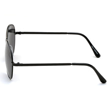 Load image into Gallery viewer, Aviator Sunglasses Classic - Polarized - Black Frame - Grey
