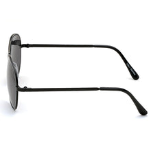 Load image into Gallery viewer, Aviator Sunglasses Classic - Non-Polarized - Black Frame - Grey