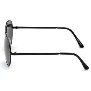 Aviator Sunglasses Classic - Non-Polarized - Black Frame - Grey