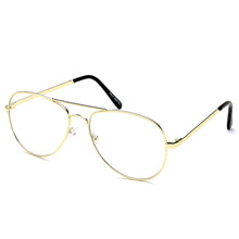 Load image into Gallery viewer, Aviator Sunglasses Classic - Non-Polarized - Gold Frame - Clear