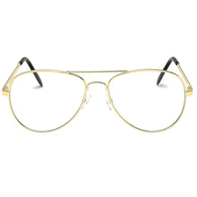 Load image into Gallery viewer, Aviator Sunglasses Classic - Non-Polarized - Gold Frame - Clear