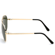 Load image into Gallery viewer, Aviator Sunglasses Classic - Non-Polarized - Gold Frame - Dark Green